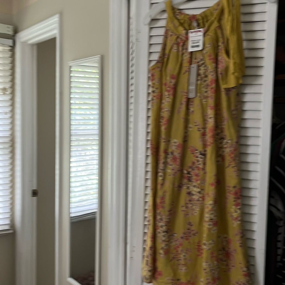 Linen sleeveless dress